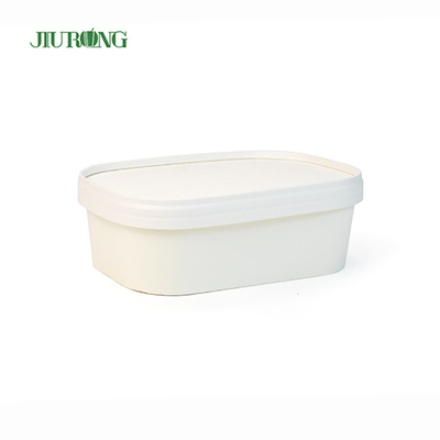 샐러드를 위한 방수 재상할 수 있는 서류상 테이크아웃 그릇 1500ml 음식 급료