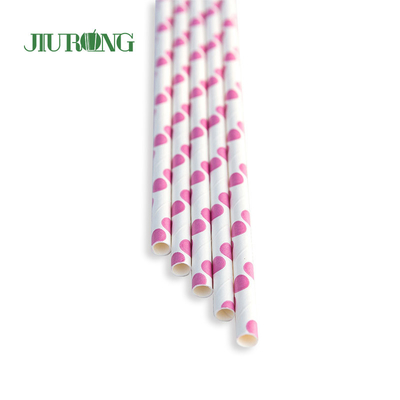 대중음식점 Kraft Eco 친절한 서류상 밀짚 생물 분해성 12*230mm
