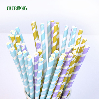 태양열 집열기 생물 분해성 서류상 밀짚 6*140mm Eco 친절한 음식 급료