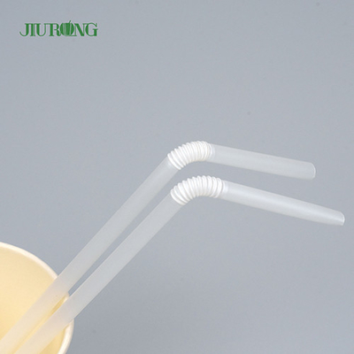 Eco 뜨거운 음료를 위한 친절한 생물 분해성 Pla 밀짚 4.6*150mm 종이 밀짚