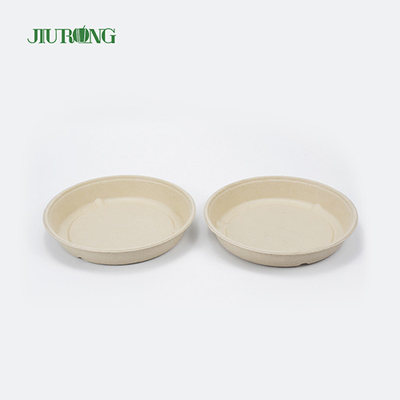 일회용 사탕수수 식품 용기 햄버거 Bagasse 종이 쟁반
