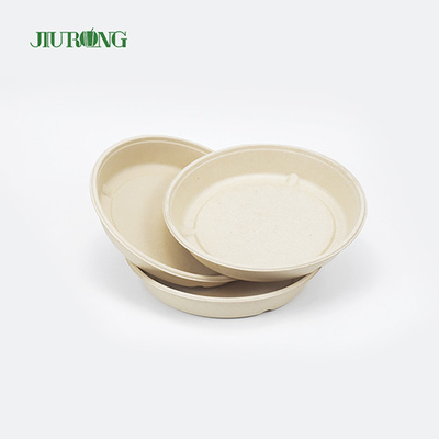 일회용 사탕수수 식품 용기 햄버거 Bagasse 종이 쟁반