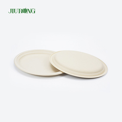 건빵 샌드위치를 ​​위한 방수 사탕수수 식품 용기 7inch 23cm Dia