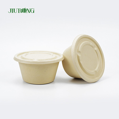 Eco 친절한 사탕수수 식품 용기 생물 분해성 사탕수수 테이크아웃 상자 600ml