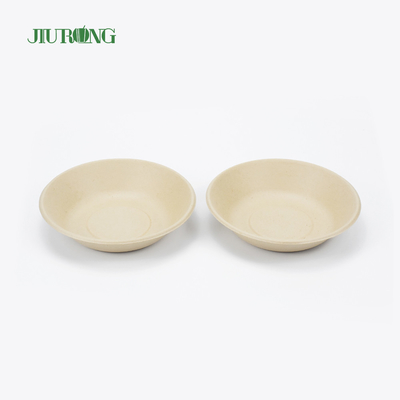 니스 칠 사탕수수 사탕수수 식품 용기 일회용 원형 175mm