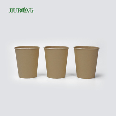 생분해성 처분할 수 있는 종이 커피 컵 단 하나 벽 6oz 7oz