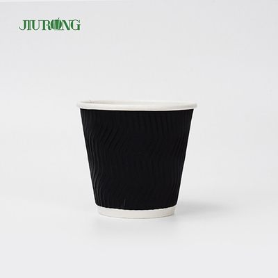 콜라 주스 차 커피 생물 분해성 종이컵 4oz 6.2cm 음식 급료