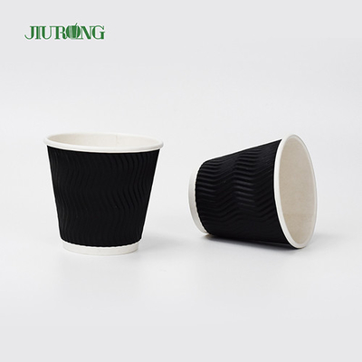 콜라 주스 차 커피 생물 분해성 종이컵 4oz 6.2cm 음식 급료