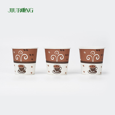 5oz 단 하나 벽 생분해성 종이컵은 음식 급료를 재생했습니다