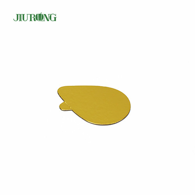 100*65mm 처분할 수 있는 케이크 널 음식 급료 포일 종이 타원형 케이크 드럼