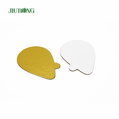 100*65mm 처분할 수 있는 케이크 널 음식 급료 포일 종이 타원형 케이크 드럼