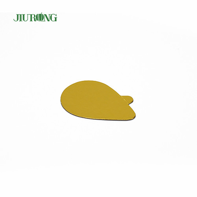 100*65mm 처분할 수 있는 케이크 널 음식 급료 포일 종이 타원형 케이크 드럼