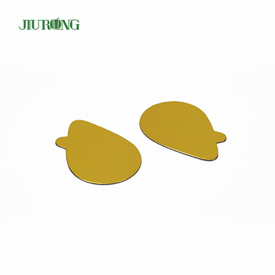 100*65mm 처분할 수 있는 케이크 널 음식 급료 포일 종이 타원형 케이크 드럼