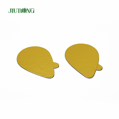 100*65mm 처분할 수 있는 케이크 널 음식 급료 포일 종이 타원형 케이크 드럼