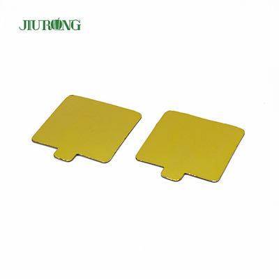 재사용할 수 있는 MDF 금 장방형 케이크 널 처분할 수 있는 100*65mm 기름칠 방지