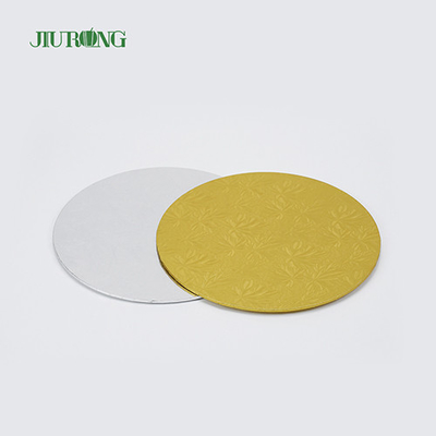 MDF 골판지 금 둥근 케이크 널 10 인치 재상할 수 있는 JIURONG