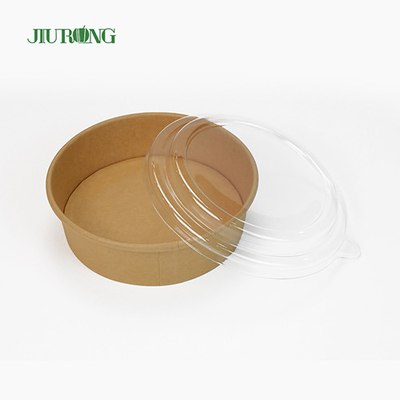 햄버거 빵을 위한 지속 가능한 Eco 친절한 생물 분해성 종이 그릇 1500ml