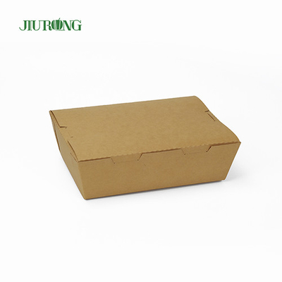 Eco 친절한 생물 분해성 테이크아웃 용기 2100ml 종이 초밥 상자