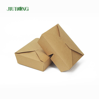 ECO 친절한 생물 분해성 서류상 콘테이너 상자 800ml 주문 로고