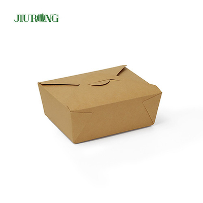 뚜껑이 있는 Jiurong 접히는 생분해성 처분할 수 있는 서류상 콘테이너