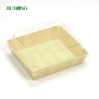 식품점을 위한 재생된 생물 분해성 음식 콘테이너 서류상 초밥 쟁반 180mm