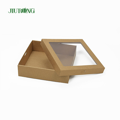 생물 분해성 물결 모양 음식 쟁반을 포장하는 Jiurong ODM Eco 친절한 테이크아웃