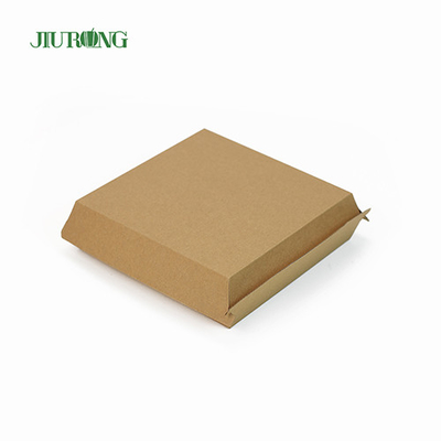 1600ml Kraft 종이를 포장하는 생물 분해성 환경 친화적인 테이크아웃