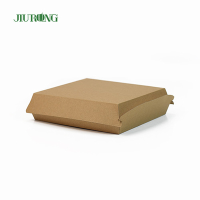 1600ml Kraft 종이를 포장하는 생물 분해성 환경 친화적인 테이크아웃