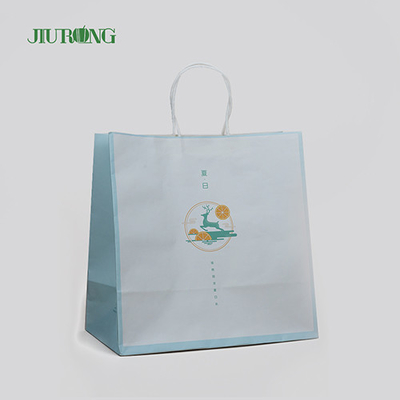 방수 생물 분해성 주문 크래프트 종이 봉지 Eco 친절한 320mm