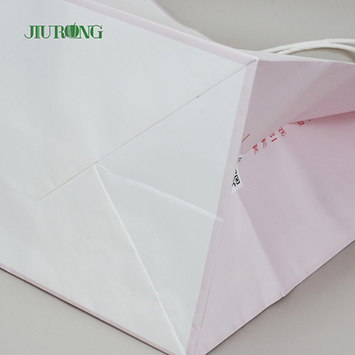 주문 로고 생물 분해성 종이 봉지 Eco 친절한 신문 봉지 305mm 고도