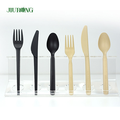 플라스틱 PLA 생물 분해성 처분할 수 있는 칼붙이 쓰레기 봉투 Eco 친절한 처분할 수 있는 식기류