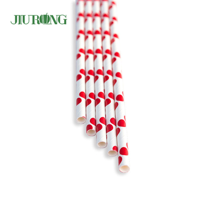 대중음식점 Kraft Eco 친절한 서류상 밀짚 생물 분해성 12*230mm
