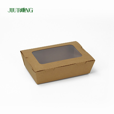 방수 주문 생물 분해성 서류상 콘테이너 12x12x6cm Kraft 종이