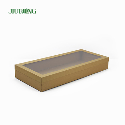 Eco 친절한 생물 분해성 테이크아웃 용기 150mm 골판지